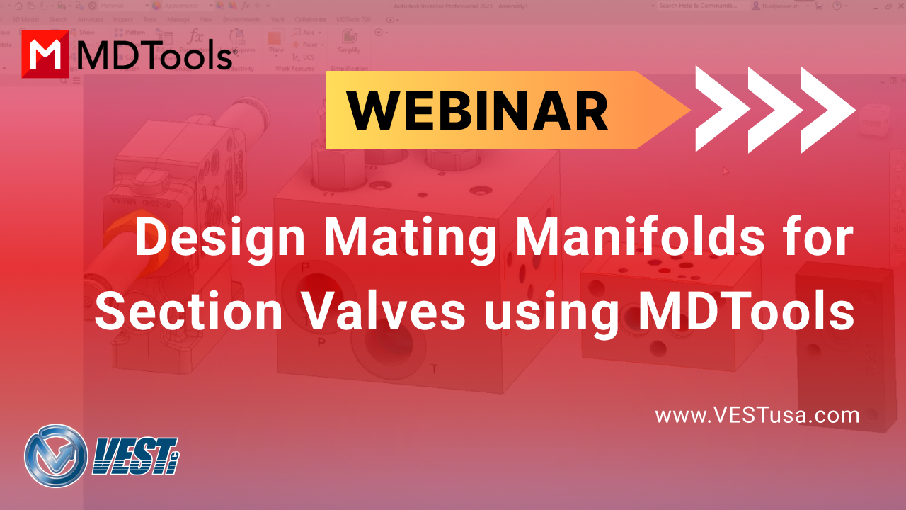 Design Mating Manifolds for Section Valves using MDTools